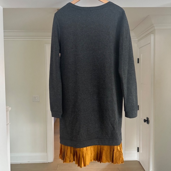 Scotch & Soda dress, dark grey/burnt orange ruffle - size 8-10 (S&S size 3) - Picture 14 of 16